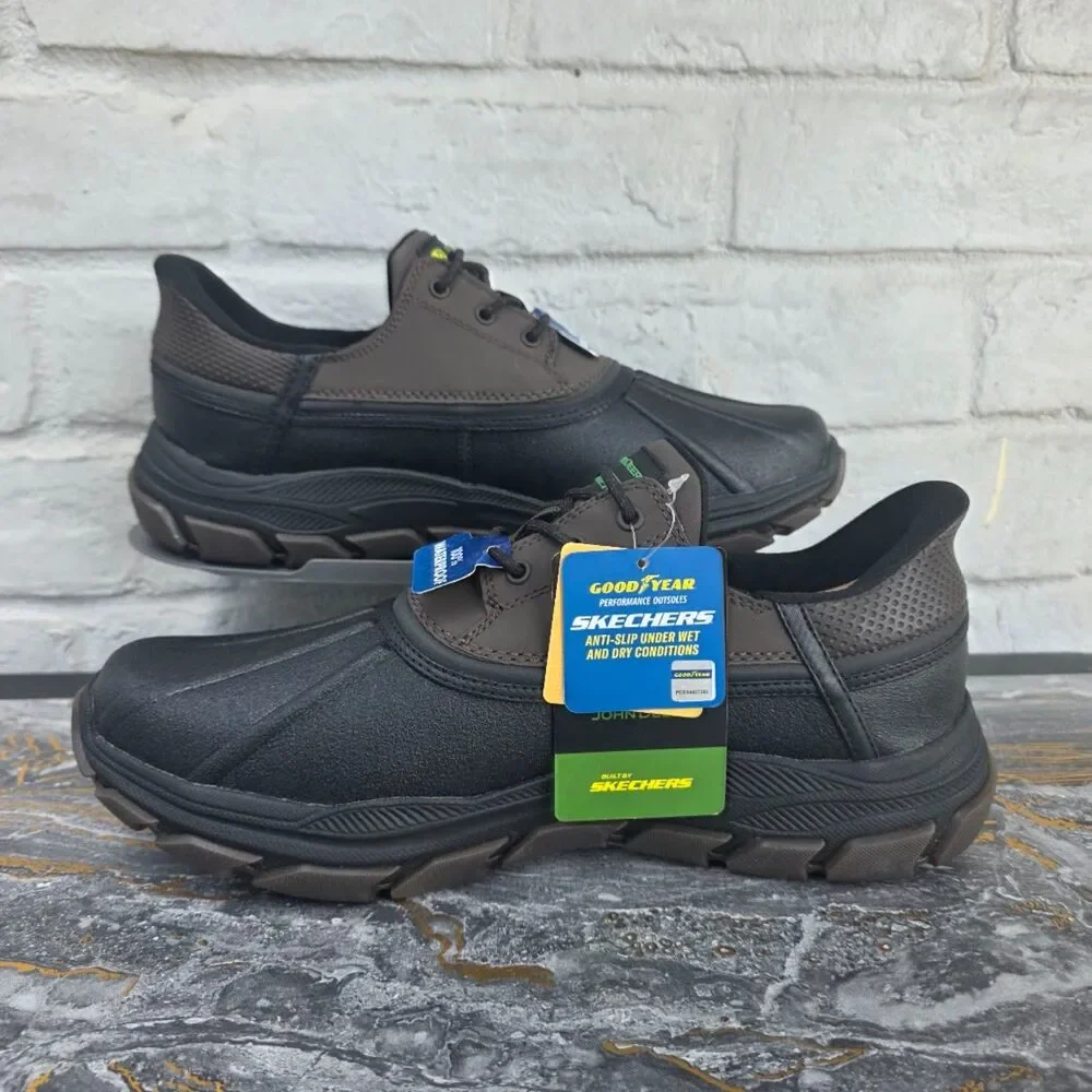 Skechers Slip-Ins John Deere Edgerton Waterproof Work Boots Size 11 Wide